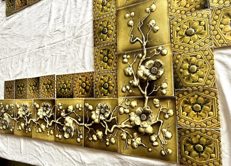 J. & J.G. Low: Rare Early Hand-Modeled Tile and Remarkable Glazes