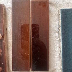 Antique AETCO Border Tiles - Oxblood Glaze - 6x1.5