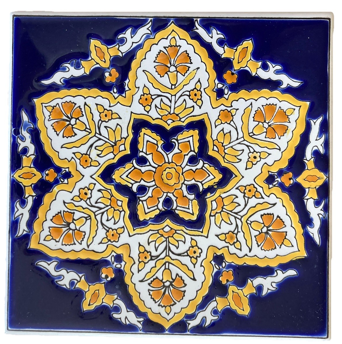 Vintage International Studio Art Tiles — Greece, Brazil & Italy (Set of 4) - Image 4