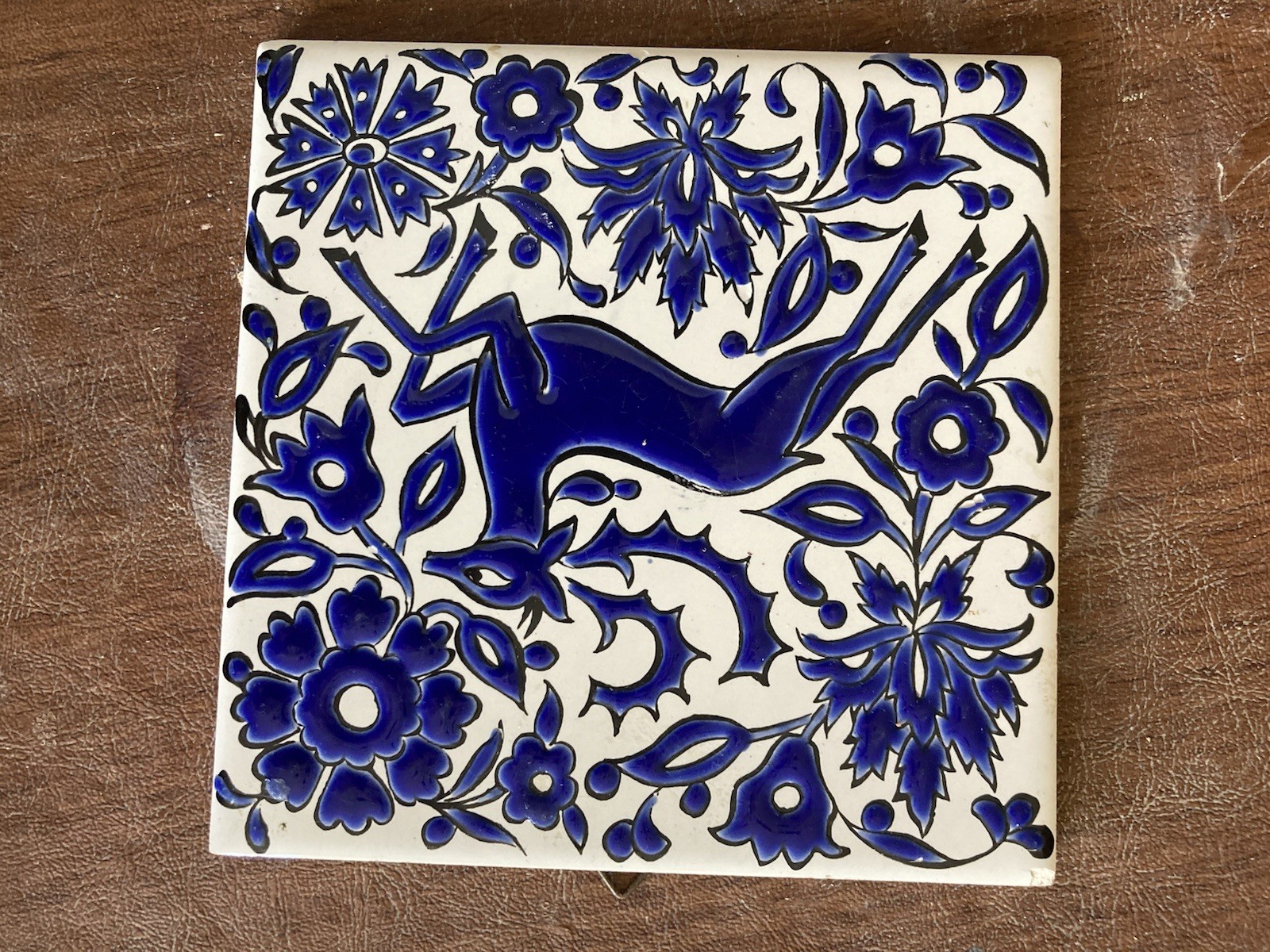 Vintage International Studio Art Tiles — Greece, Brazil & Italy (Set of 4) - Image 5
