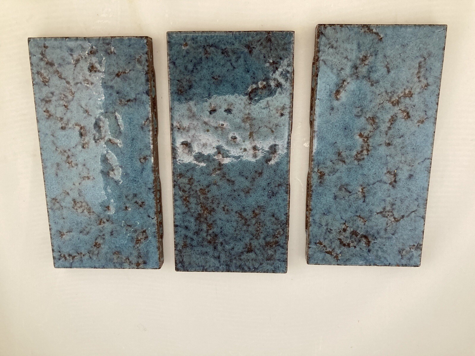 Vintage American Olean Caribbean Blue Subway Tiles — NOS, 3x6