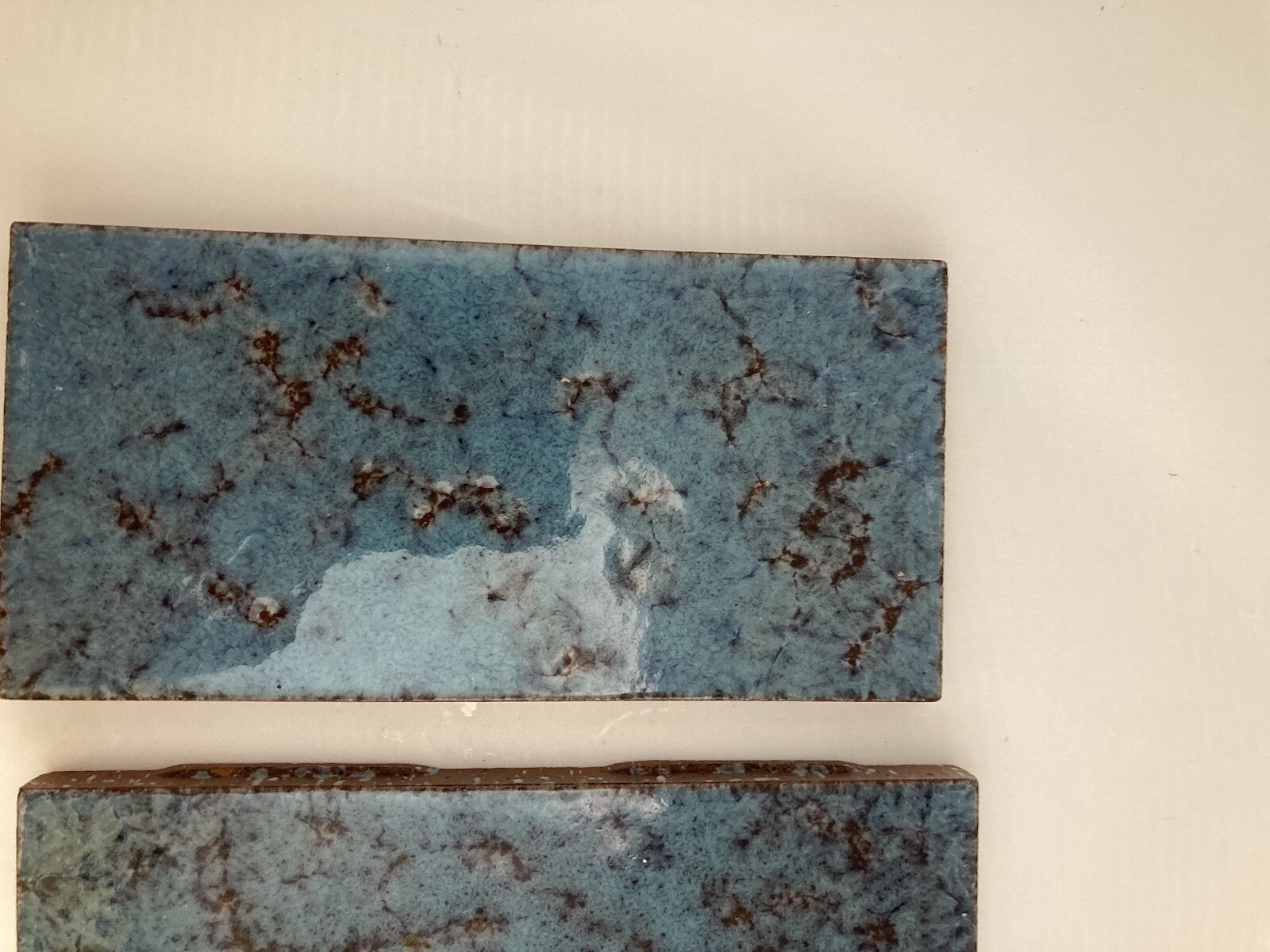 Vintage American Olean Caribbean Blue Subway Tiles — NOS, 3x6 - Image 2