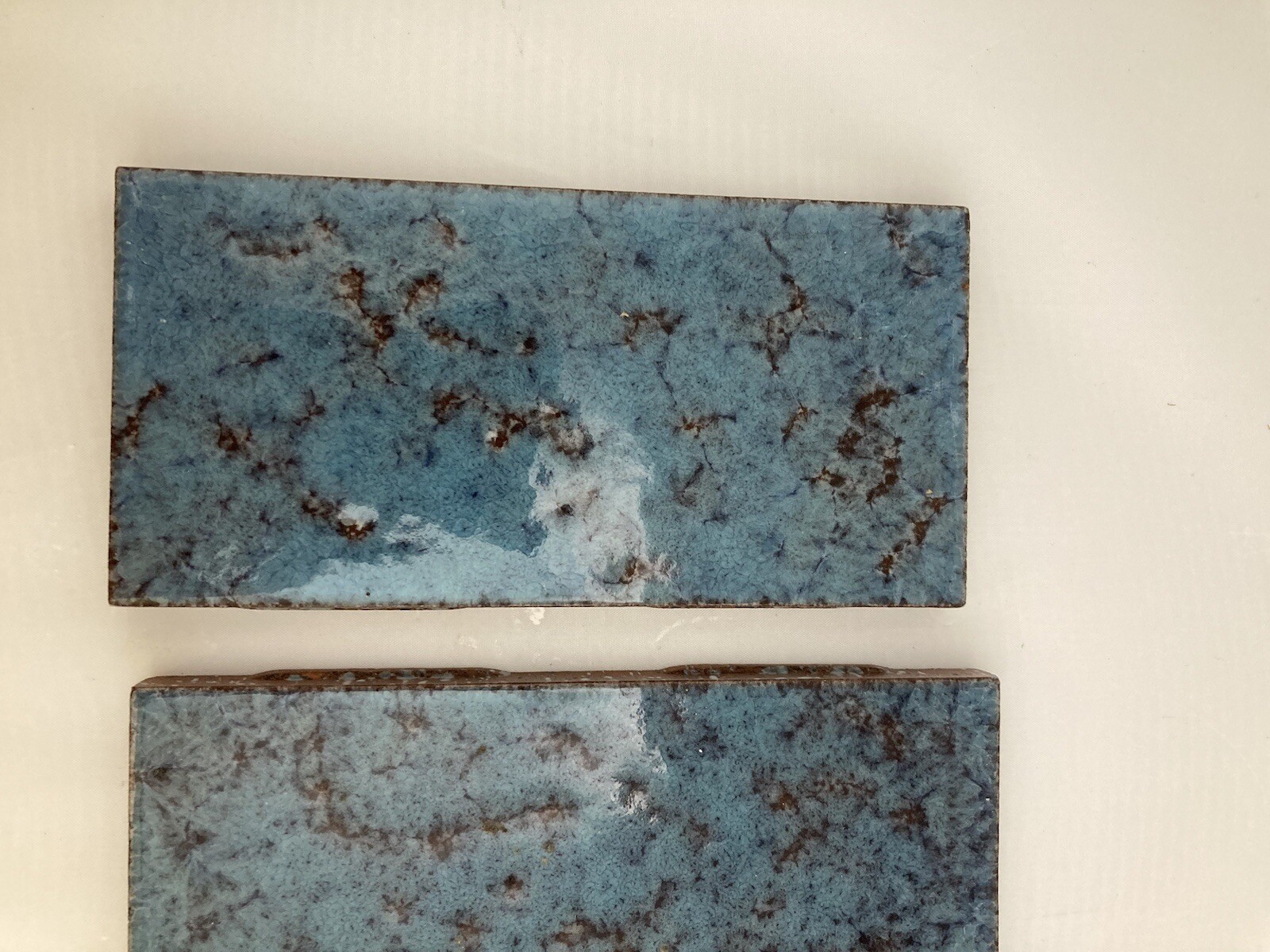 Vintage American Olean Caribbean Blue Subway Tiles — NOS, 3x6 - Image 3