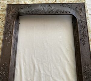 Antique Cast Iron Summer Cover Frame — Bronze Finish, 30x30