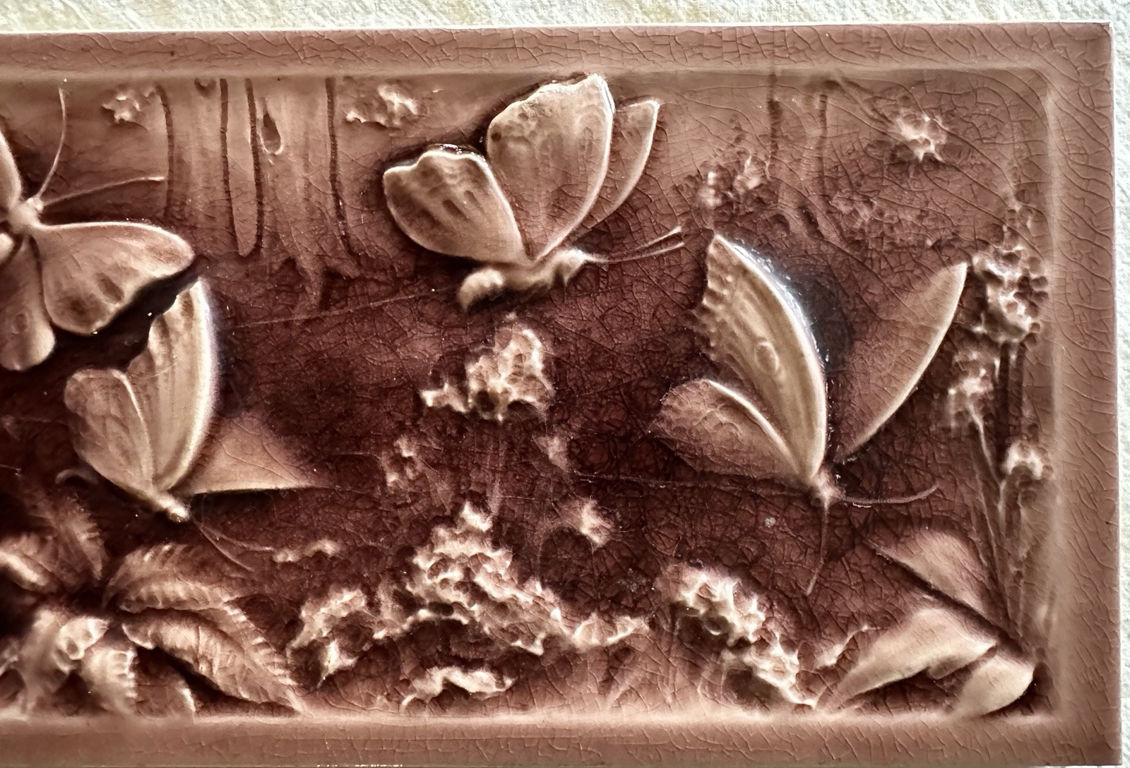Antique AETCO Art Nouveau Allegory Figural Panel — 18 in, c.1890 - Image 4