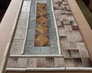 Antique Trent Aesthetic Movement Fireplace Surround — Trenton NJ