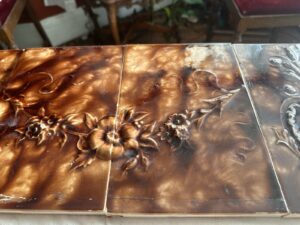 Antique Cambridge Tortoiseshell Surround — St. Louis Mansion, ~88 Tiles