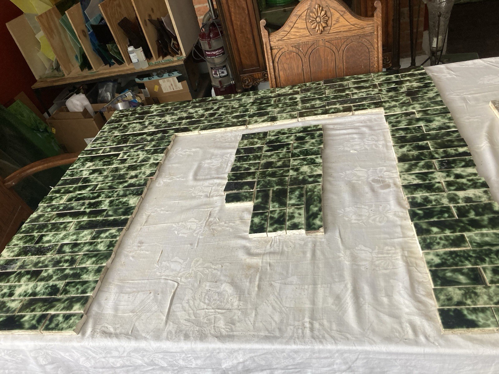 Cambridge Tile Company - Forest Marble Green Bathroom Tile Set - Pittsburgh PA - Image 3