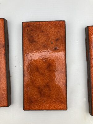 Vintage American Olean 80s Caribbean Glaze NSO - Electric Orange