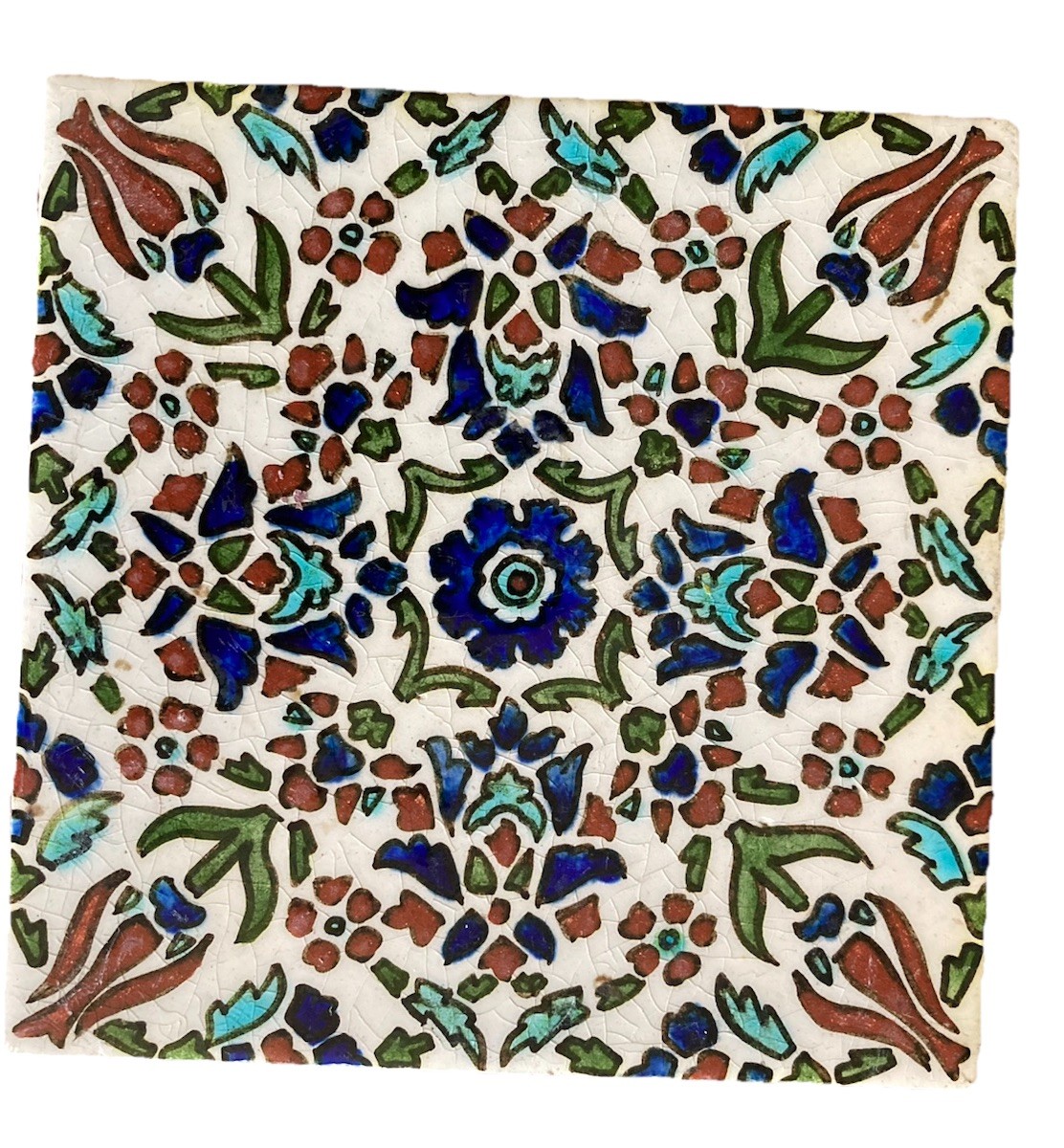 Vintage International Studio Art Tiles — Greece, Brazil & Italy (Set of 4) - Image 2